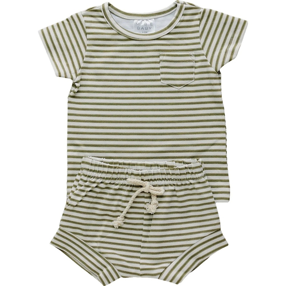 Mebie baby short sets